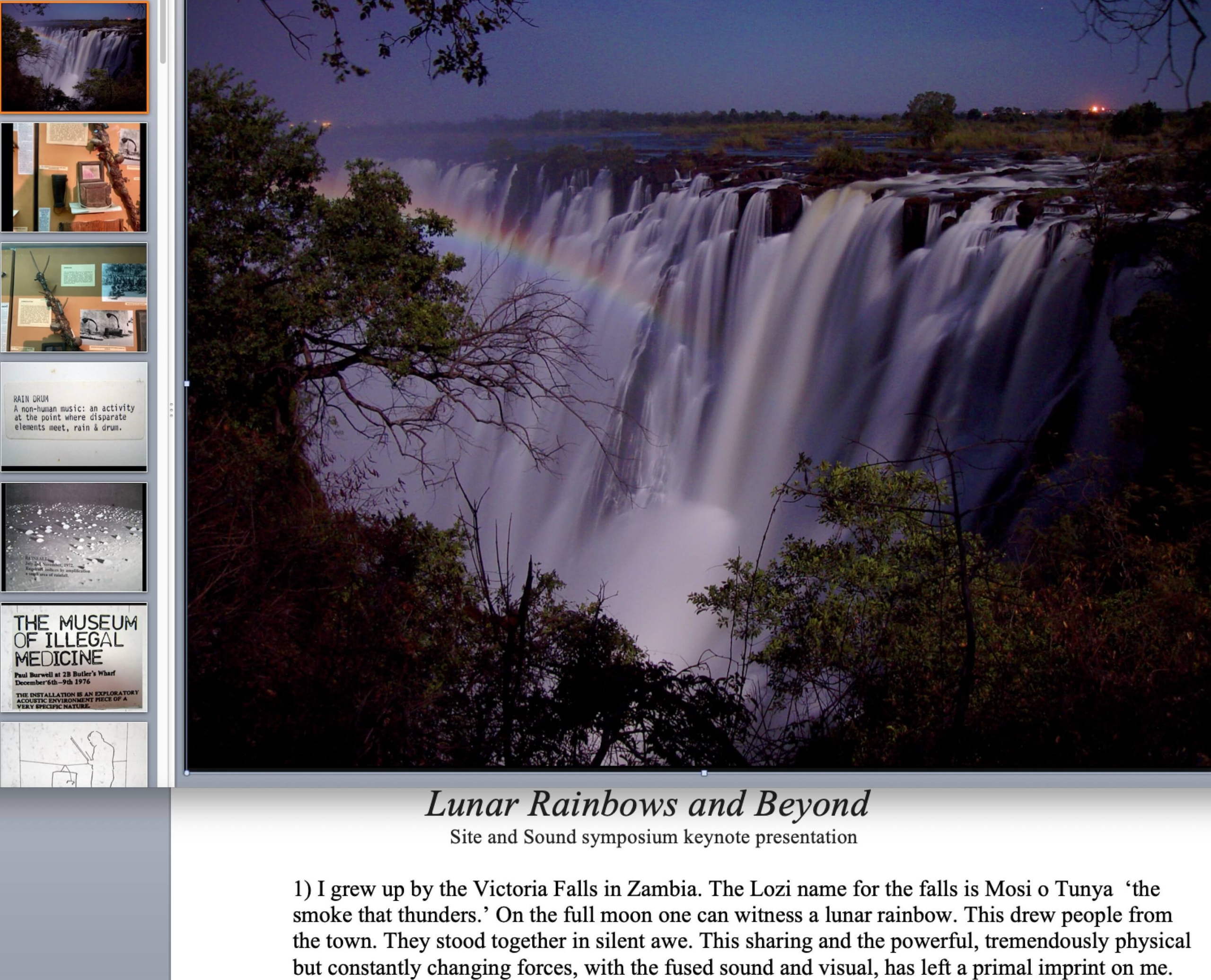 lunar rainbow presentation